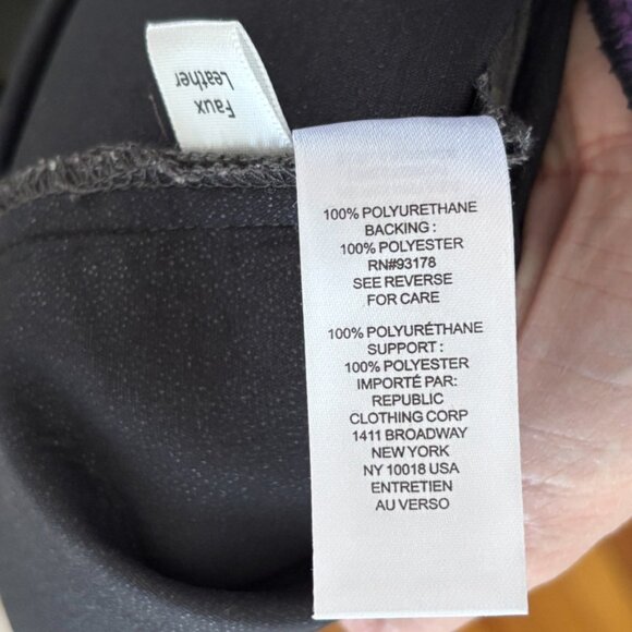 ELIE TAHARI Front Slit Faux Leather Midi Pencil Skirt in Olive Brown SZ 8 - Picture 9 of 11